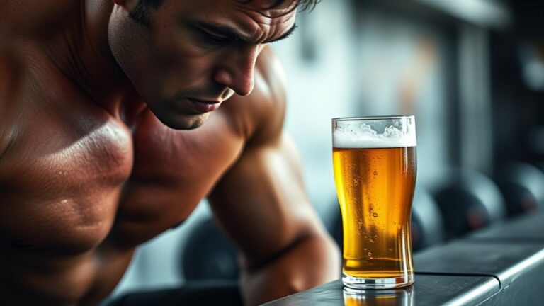 alcohol impairs gym performance