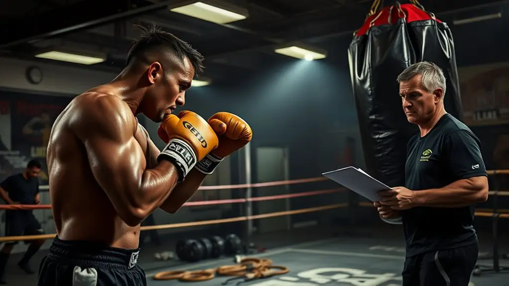 boxing training gym routine