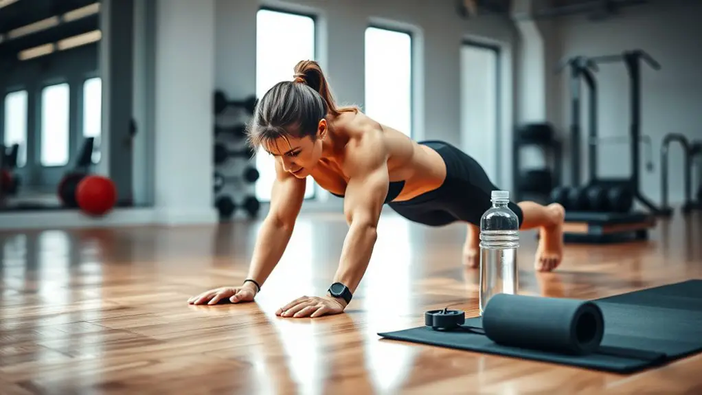 core strength exercise position