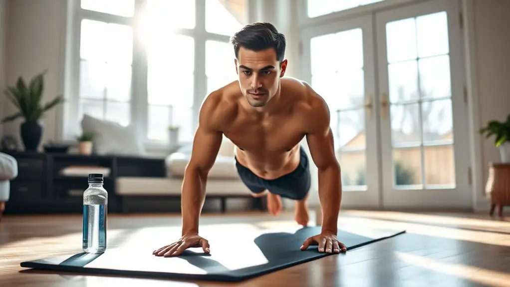 core strength through planks