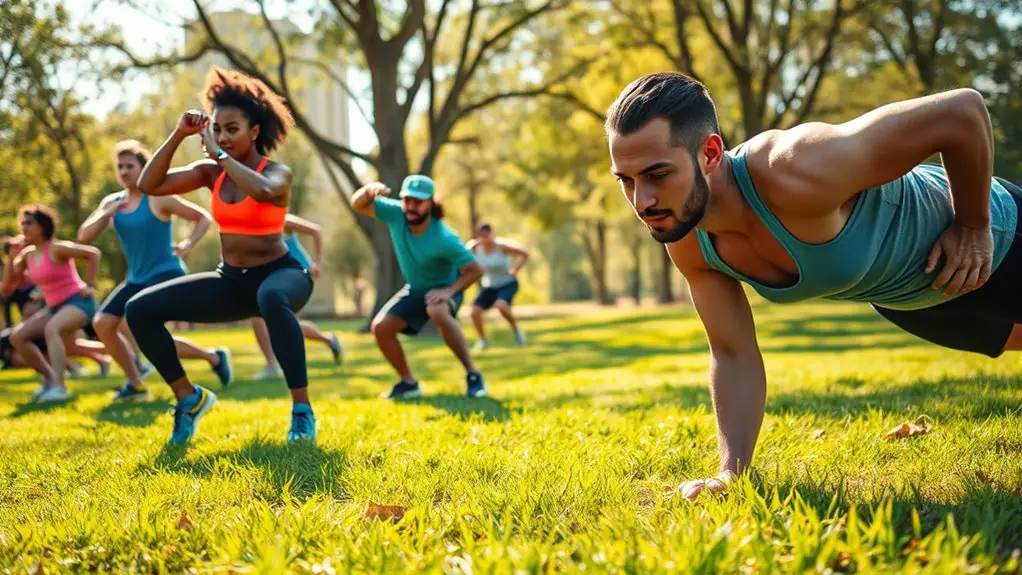 efficient bodyweight workout routine