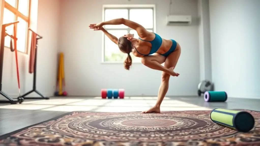 flexibility enhancing stretching exercises