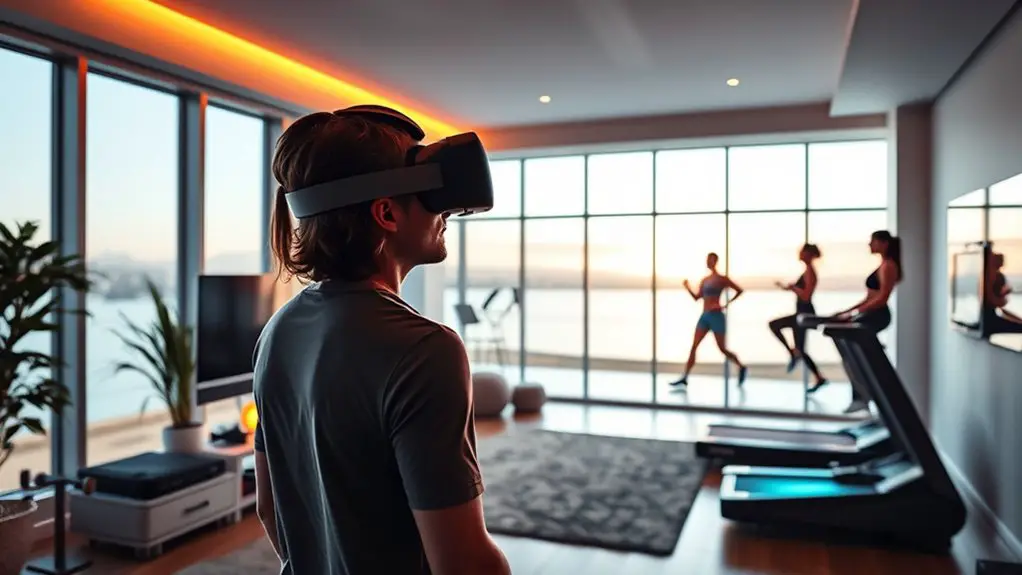immersive virtual fitness experience