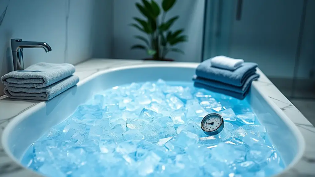 prepare ice bath correctly