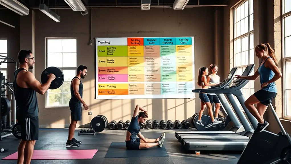structured workout progression plan